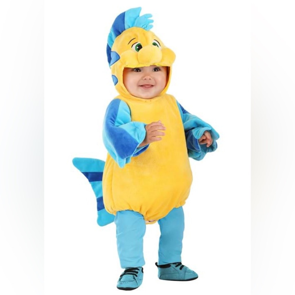 Disney Plush Flounder Costume - like new